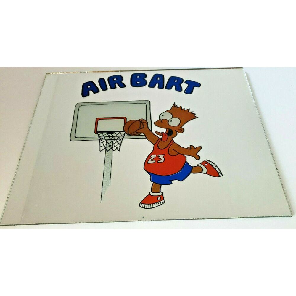 Vintage 1990'S Air Bart Carnival Mirror NOS Larger 6 x 10 size‎